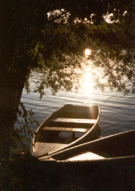 barques sur un
lac du Jura